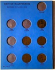 Dansco Great Britain Halfpennies Coin Album folder Collection 1902-1936 No  8678