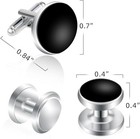 8 Pcs Tuxedo Buttons And Cufflinks Tuxedo Cufflinks And Studs Set Tuxedo Shirt S