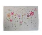 Papyrus Floral Thank You Card Blank Inside 