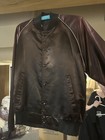 Michael Jackson  The Jackson s Victory World Tour 1984 Black Satin Jacket  Size 