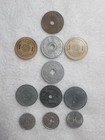 Lot Of 11 Antique Sales Tax Tokens - Oklahoma  Colorado  Missouri  And Kansas