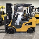 2021 Cat 25000 5000lb Used Forklift Triple Mast Sideshift Lp Gas 6673 Hours
