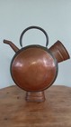 Vintage Two-tone Copper Watering Can Rounded Body Rustic Patina Garden Belgium