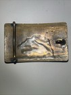 Vintage Philmont Boy Scout Brass Belt Buckle Bsa Nm Camp Ranch Cimarron Nm Badge