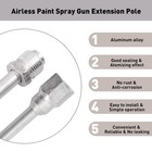 3 Pack Airless Sprayer Gun Tip Extension With Red Guard  Airless Paint Spray    