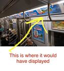 Very Rare Mtv Vh-1 Poster Bus Subway 38x8     Never Hung 1993 Music Advertising