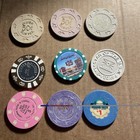 Las Vegas Casino Chips   lot Of Nine 