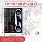 72 Boxes Mini Travel Sewing Kit Bulk Small Sewing Kit Pre Threaded Needle Por   