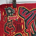 Vintage Kuna Mola Textile Hand-stitched Animal Turtle  Lizard  Folk Art 17x12