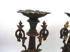 French Bronze  Garniture Set 19th Century 2 Tone 13    High