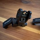Focuaim Fiber Optic Front   Rear Rifle Sight Set Black W  Hex Key