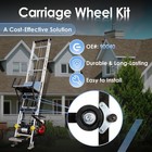 Roofing Hoist Wheel Kit For Tranzsporter Tp250 Tp400 Lh2000 Roofing Elevators