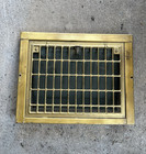 Antique Heat Register Brass Grate Victorian 13  X 10  Floor Wall