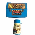 Vtg 1981 Thundarr The Barbarian Lunchbox W  Thermos   1976 Superfriends Thermos