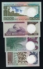 Portugal Angola Set 50   100   500   1000 Escudos 1973 Unc