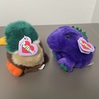 Puffkins Lot Of 6 Plush Danny Omar  Shags Dillard Chomper Swibco New