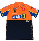 23xi Racing Nascar Pit Crew Shirt Riley Herbst Sunny D Racing Sparco