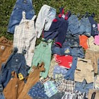 105pc Vintage Kidswear Collection 90s-now Bottums Retro Children   s Clothing Lot