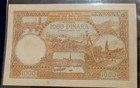 Yugoslavia 1000  Dinara 1920 Contemporary Forgery  Vf xf  P-24x