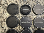 Minolta Vintage Lens Cap Lot Of 13 - 49mm 54mm 57mm