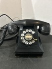 Nice Condition Vintage 50s Western Electric 302 Black Rotary Desk Phone Works