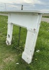 Antique Fireplace Mantel Surround  52x48  Architectural Salvagerustic  A136