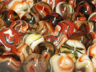 Large Lot 50  Jabo Joker Ii Contract Marbles   105