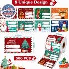 500 Pcs Christmas Gift Tags - Gift Tags For Christmas Presents   Christmas Gift