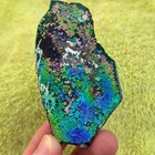 Very Rare Roman Glass Fragment Aurora Patina Collectible Decor 200 Bc