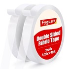2 Pack Double Sided Fabric Tape  0 51in X 196ft Hem Tape No Sewing No Ironing   