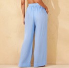 Women s Gauze Cover Up 29    Pants - Blue Cotton Shade   Shore Size Medium