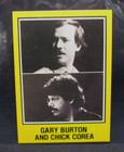 Gary Burton And Chick Corea  Trading Card  47  Ecm warner Bros  Promo  1979 