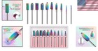 Complete Nail Art Drill Bits Set  Diamond Tungsten For Professionals   Beginners