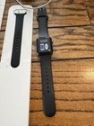 Apple Watch Sport 38mm Case 7000 Series Space Gray Aluminium Sport Band Black   