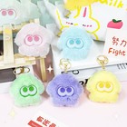Splatoon Inkling Plush Keychain Anime Orange Red Inkling Kawaii Animal Toy Doll
