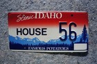 1992 To 1998 Idaho State Representative House License Plate   56