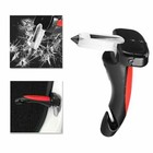 Portable Car Handle Cane Mobility Aid Auto Flashlight Glass Breaker Belt Cutter
