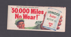 Conoco Texas Road Map Travel Touraide Conoco Super Motor Oil Back