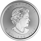  1  2017 Canada  5 Dollars 1oz  9999 Silver   Lucky Dragon    High Relief Coin