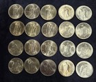 Roll Of 20 Original 1922 Peace 90  Silver Dollar Bu Unc  1 Coins - Minor Toning