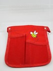 Midwest Gloves   Gear Red Children   s Durable Gardening Apron belt With Bumblebee