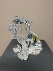 Waterford Crystal Lion Cub Roaring Figurine Paperweight Figurine With Box