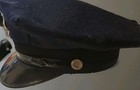 Vintage  Hawaii Police County Of  Kauai  Hat   Hat Badge  Pre-owned  Moth Holds
