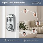Keyless Entry Door Lock With 100 Codes  Electronic Keypad Lock For Front Door