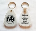  Narcotics Anonymous - Na -1 Decade - Granite Key Tag - 10  Yr Clean