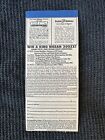 Chicago Bulls 1994 Playoffs Ticket Stub Unused Full Ticket Home Game