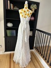 David   s Bridal Ivory Galina Wedding Gown Size 10 New