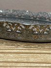 Filigree Vanity Mirror Perfume Tray-vintage Hollywood Regency 7 x5   -free Ship