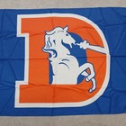 Denver Broncos Throwback Flag And Banner
