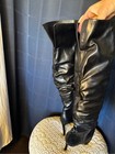 Inc International Concepts Sexy Black Over-the-knee Pointed Stiletto Boots